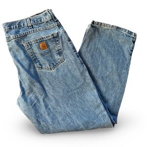 Carhartt Men's Relaxed Fit Blue Jeans